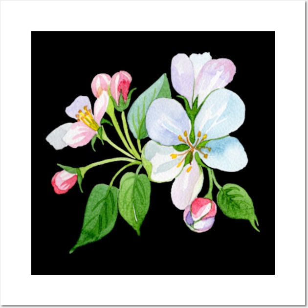 Flower Watercolor Painting Wall Art by My Artsam